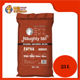 NAUGHTY TAIL CAT LITTER 20KG [COFFEE]