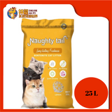 NAUGHTY TAIL CAT LITTER 20KG [LEMON]