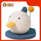 CAT SCRATCHER WITH SPRING ROLL [DUCK] 25X20.5X16CM