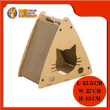 CAT SCRATCHER PIRAMID 45.5X45X27CM