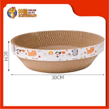 CAT SCRATCHER 30X8CM ROUND BED