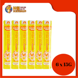 NOM NOM WOW CREAMY [SALMON + FISH OIL] 6x15G