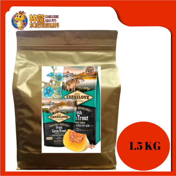 CARNILOVE FRESH CARP & TROUT 1.5KG REPACK