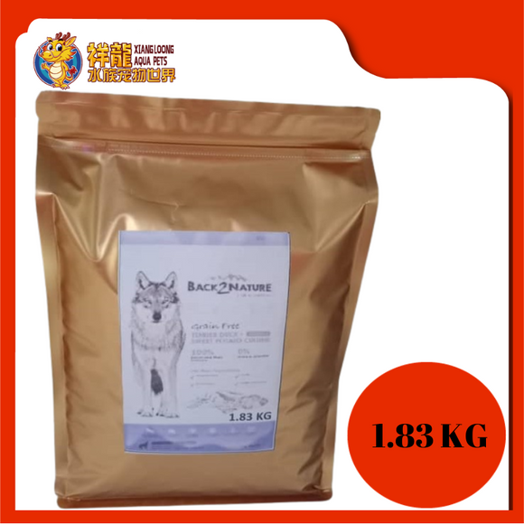 BACK2NATURE GRAIN FREE DUCK 1.83KG REPACK