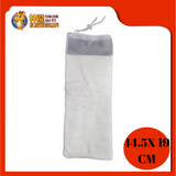 WHITE FILTER BAG 44.5CM X 19CM