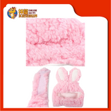 CAT HAT RABBIT 20CM [WHITE/PINK]