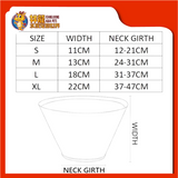 E-COLLAR PU/PVC SAIZ:L 31-37CM